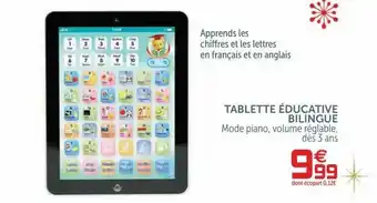 Gifi Tablette éducative Bilingue offre