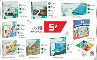 Gifi Jeu De Société Au Choix offre