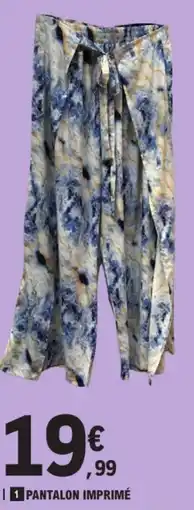 E.Leclerc Pantalon imprimé offre