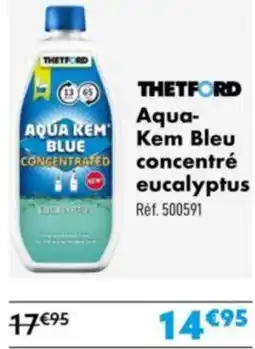 Narbonne accessoires Aqua kem bleu concentré eucalyptus offre