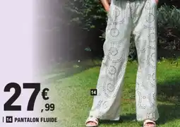 E.Leclerc Pantalon fluide offre