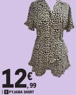 E.Leclerc Pjama short offre