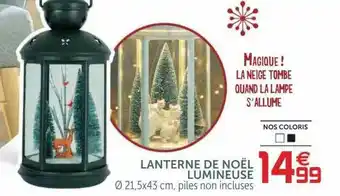 Gifi Lanterne De Noël Lumineuse offre