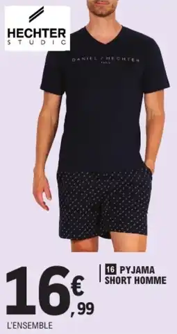 E.Leclerc HECHTER STUDIC Pyjama short homme offre