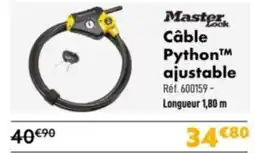 Câble python ajustable