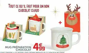 Gifi Mug Préparation Chocolat offre