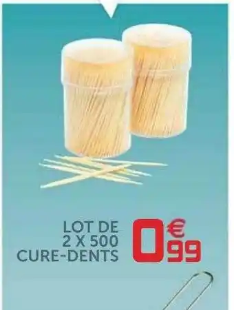 Gifi Lot De 2 X 500 Cure-dents offre