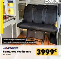 Narbonne accessoires Banquette coulissante offre