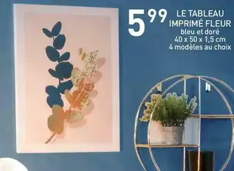 Stokomani Le tableau imprimé fleur offre