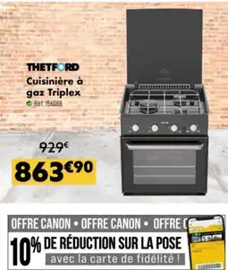 Narbonne accessoires Cuisinière à gaz triplex offre