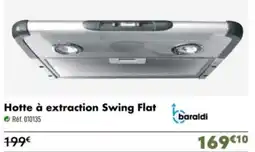 Hotte à extraction swing flat