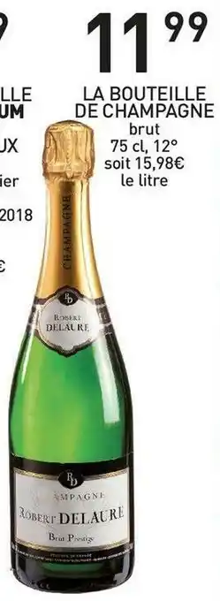 Stokomani La bouteille de champagne offre