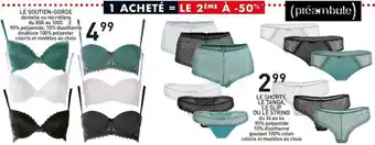 Stokomani Le soutien-gorge, le shorty, le tanga, le slip ou le string offre
