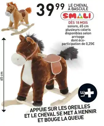 Smali le cheval Ă bascule