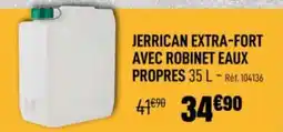 Jerrican extra fort avec robinet eaux propres