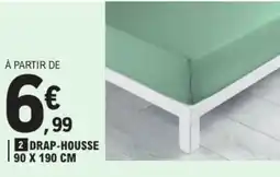E.Leclerc Drap-housse 90 x 190 cm offre