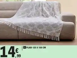 E.Leclerc Plaid 125 x 150 cm offre