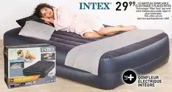 Stokomani Intex le matelas gonflable électrique 2 places offre
