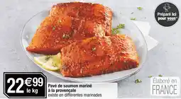 Carrefour Pavé de saumon mariné à la provençale offre