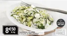 Carrefour Concombres à la crème offre