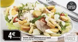 Carrefour Salade poulet parmesan et sa sauce offre