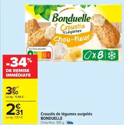 Carrefour Market Croustis de légumes surgelés bonduelle offre