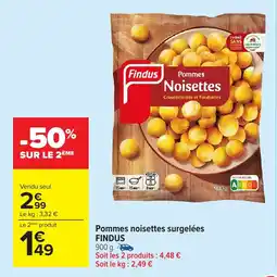 Carrefour Market Pommes noisettes surgelées findus offre