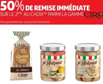 Auchan Ciro bon plan sur la gamme ciro offre