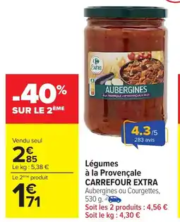 Carrefour Market Légumes à la provençale carrefour extra offre