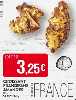 Match Croissant Frangipane Amandes offre