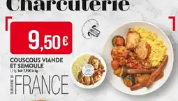 Match Couscous viande et semoule offre