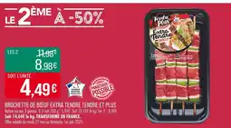 Match Tendre Plus Brochette de bœuf extra tendre offre