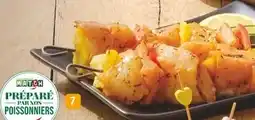 Match Brochette cabillaud saumon lieu noir offre