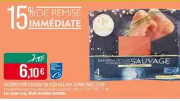 Match Carrefour Extra Saumon fumé sauvage du Pacifique MSC offre