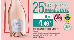 Match Méditerranée IGP Rosé Marie offre