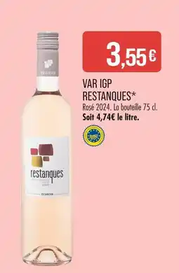 Match Estandon Var IGP Restanques offre