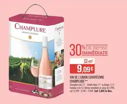 Match Champlure Vin de l'union européenne offre