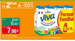 Match Candia Lait uht viva offre