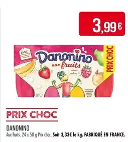 Match Danonino Danonino aux fruits offre
