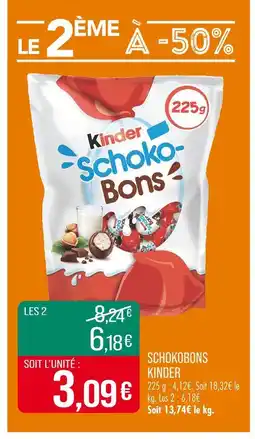 Match Kinder Schokobons offre