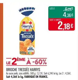 Match HARRYS Brioche tressée offre