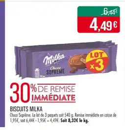 Match Milka Biscuits offre