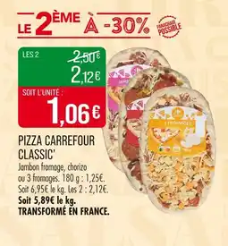 Match Carrefour Classic' Pizza offre