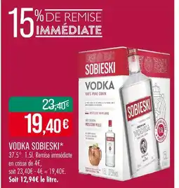 Match Sobieski Vodka offre