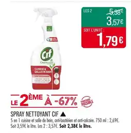 Match Cif Spray nettoyant▲ offre