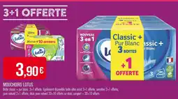 Match LOTUS Mouchoirs offre