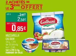 Match Galbani Mozzarella offre