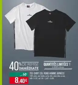 Match Airness Tee-shirt col rond homme offre