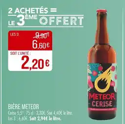 Match Meteor Bière offre