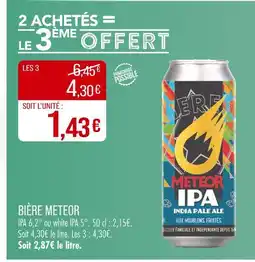 Match METEOR Bière offre